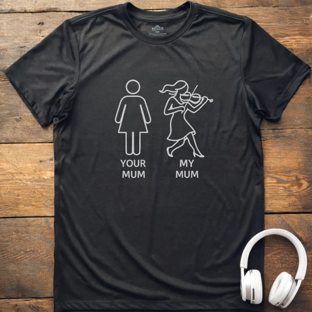 My Mum Violin T-Shirt