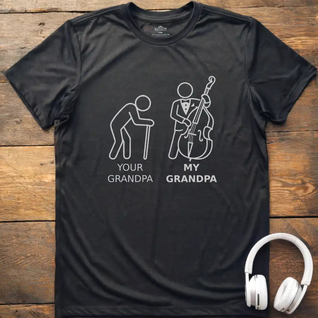 Grandpa Double Bass T-Shirt
