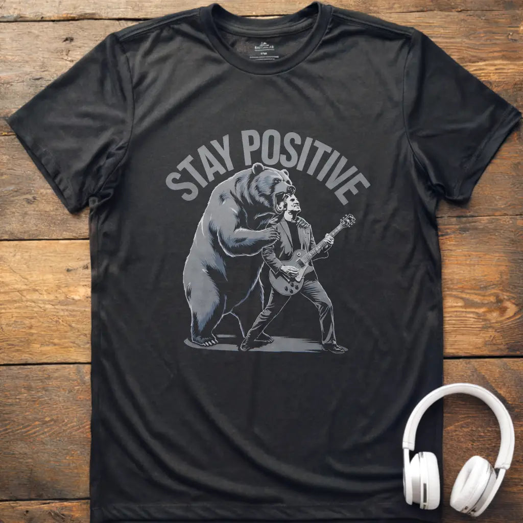Bleib positiv Gitarre T-Shirt