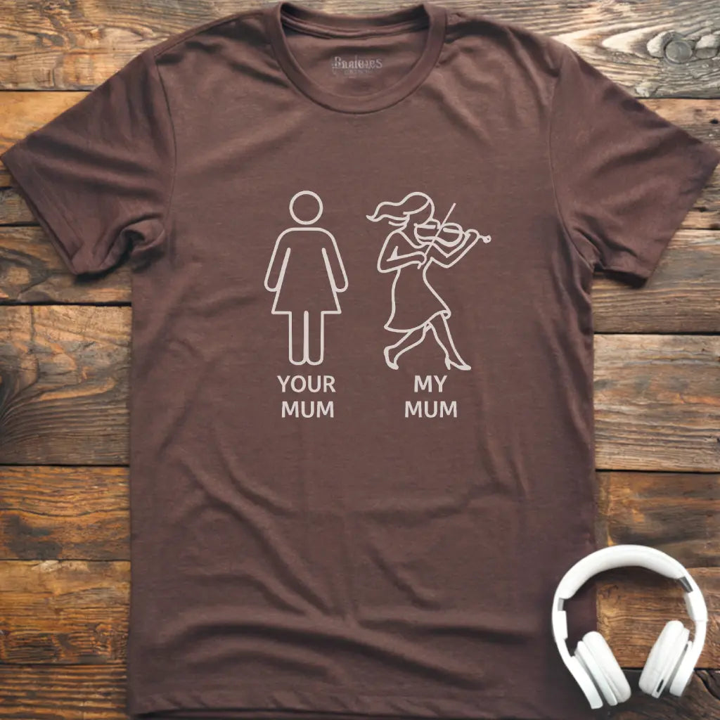 My Mum Violin T-Shirt