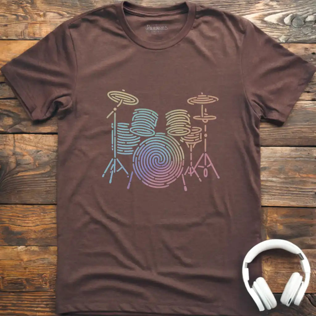 Neon Drums T-Shirt