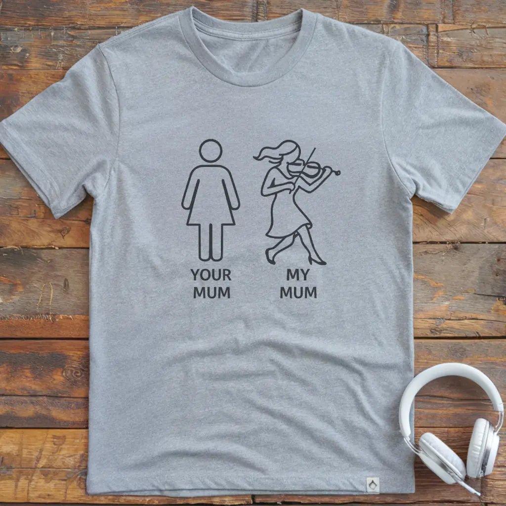 My Mum Violin T-Shirt