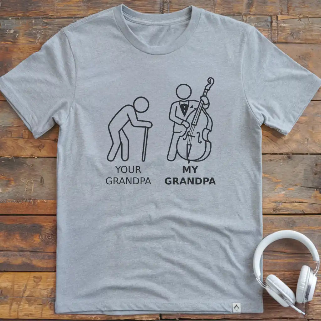 Grandpa Double Bass T-Shirt