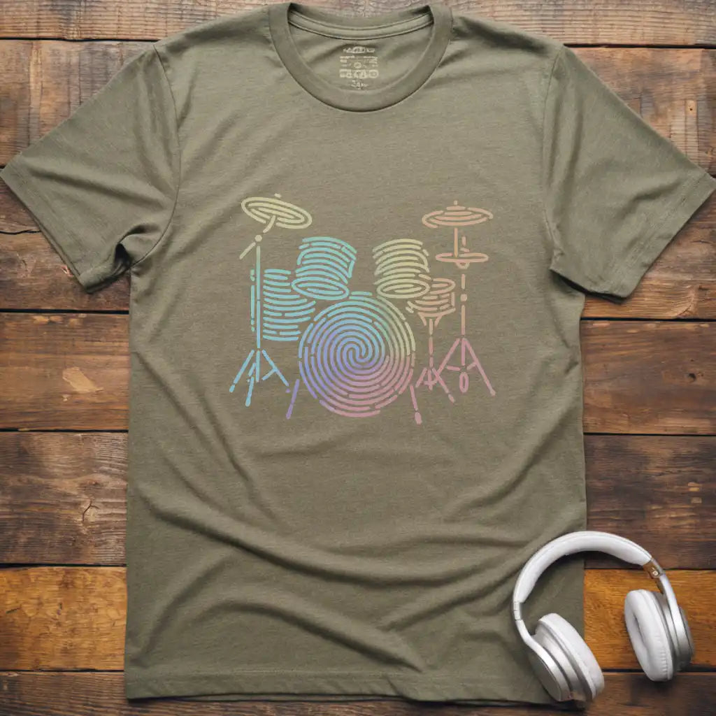 Neon Drums T-Shirt
