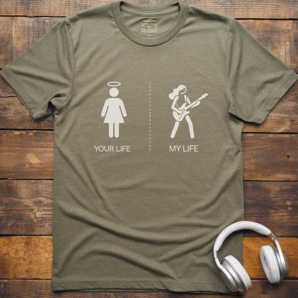 Life Guitar Female 1 T-shirt