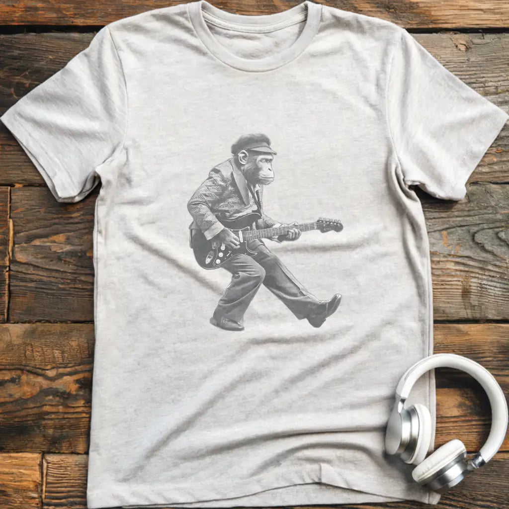 Schimpansen-Gitarren-T-Shirt