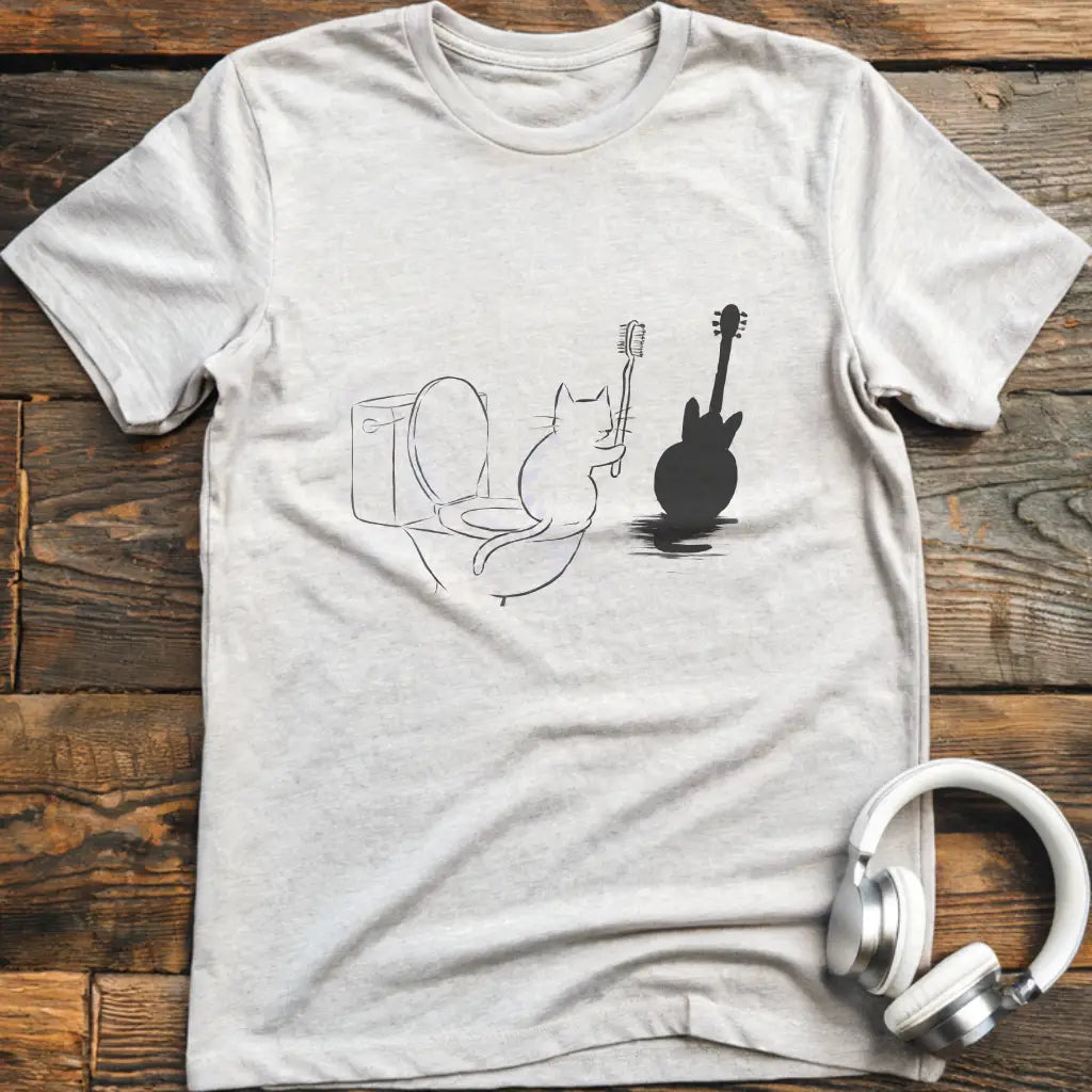 Katzenschatten-T-Shirt