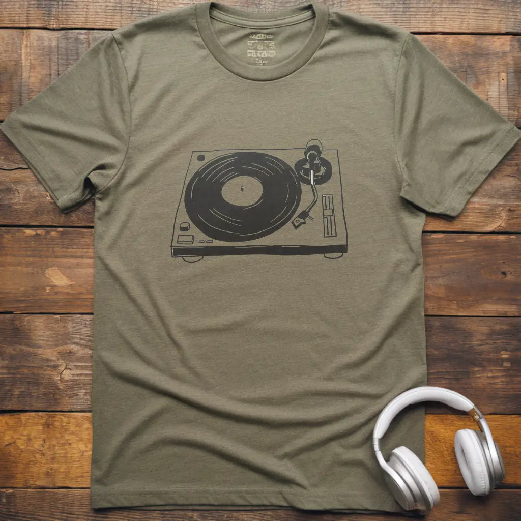 Plattenspieler-Skizze T-Shirt