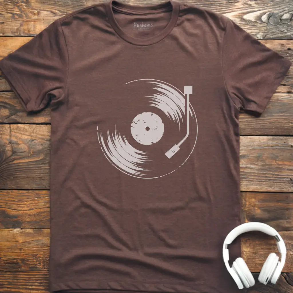Vinyl-Schallplatten-T-Shirt