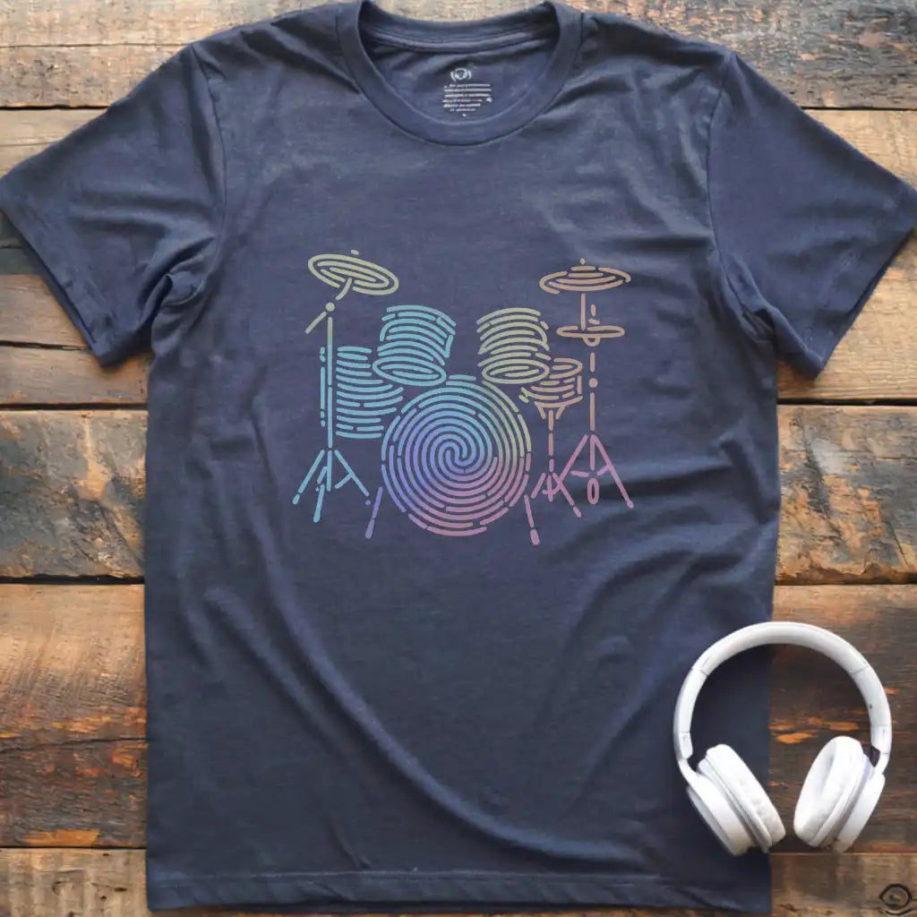 Neon Drums T-Shirt
