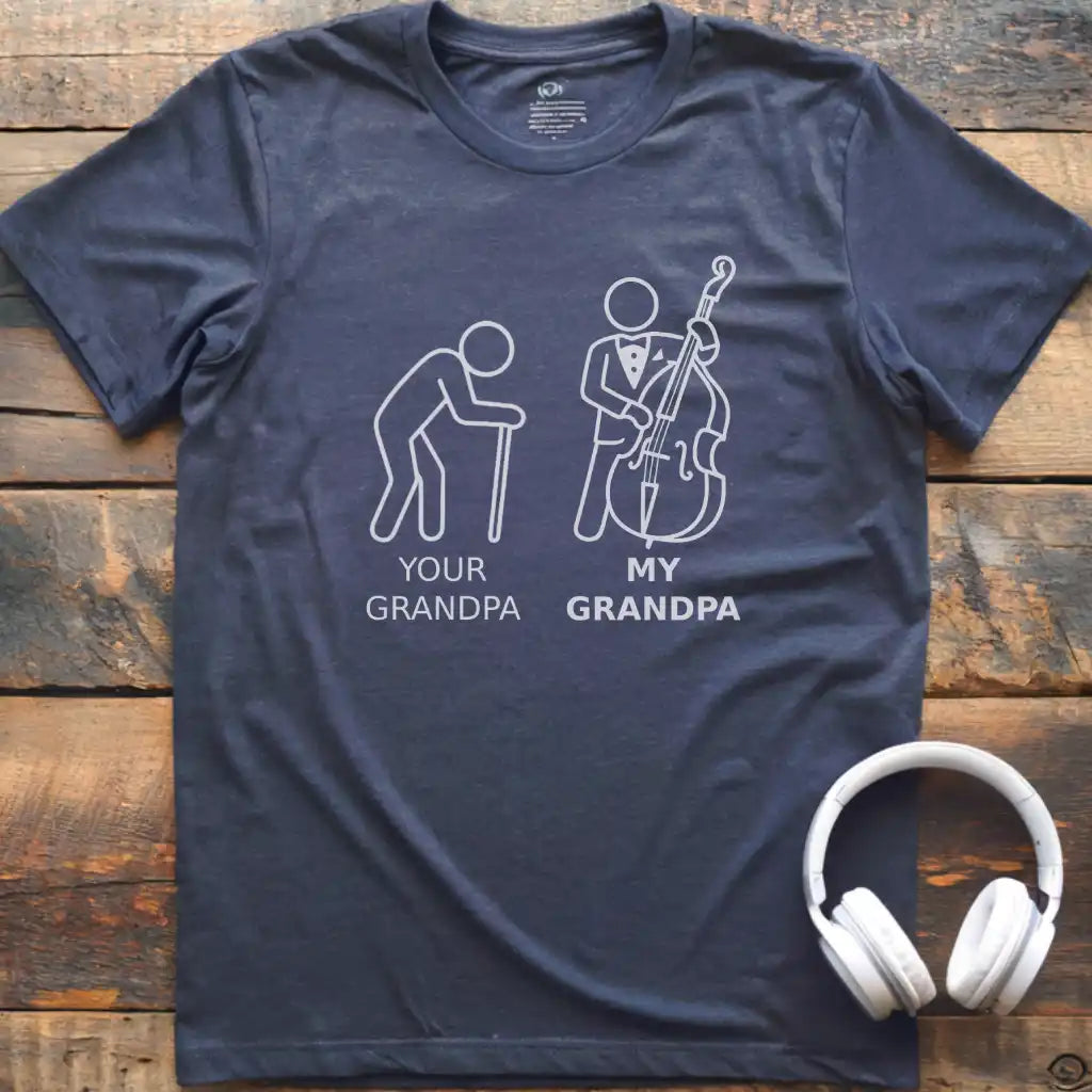 Grandpa Double Bass T-Shirt