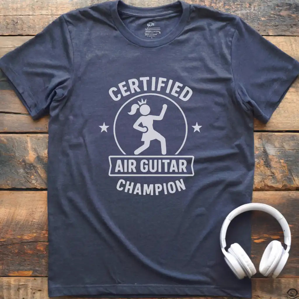Certified Air Guitar F T-Shirt