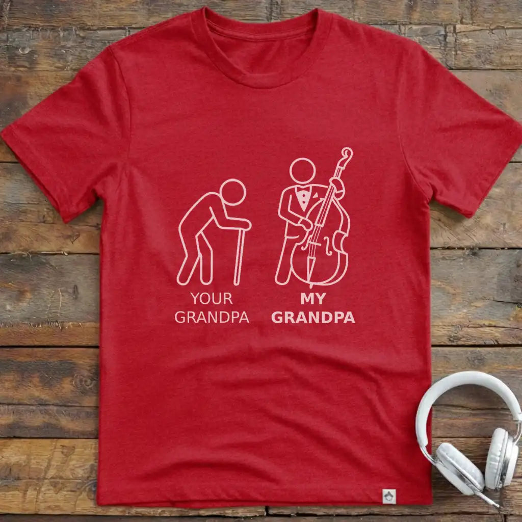 KIDS Grandpa Double Bass T-Shirt