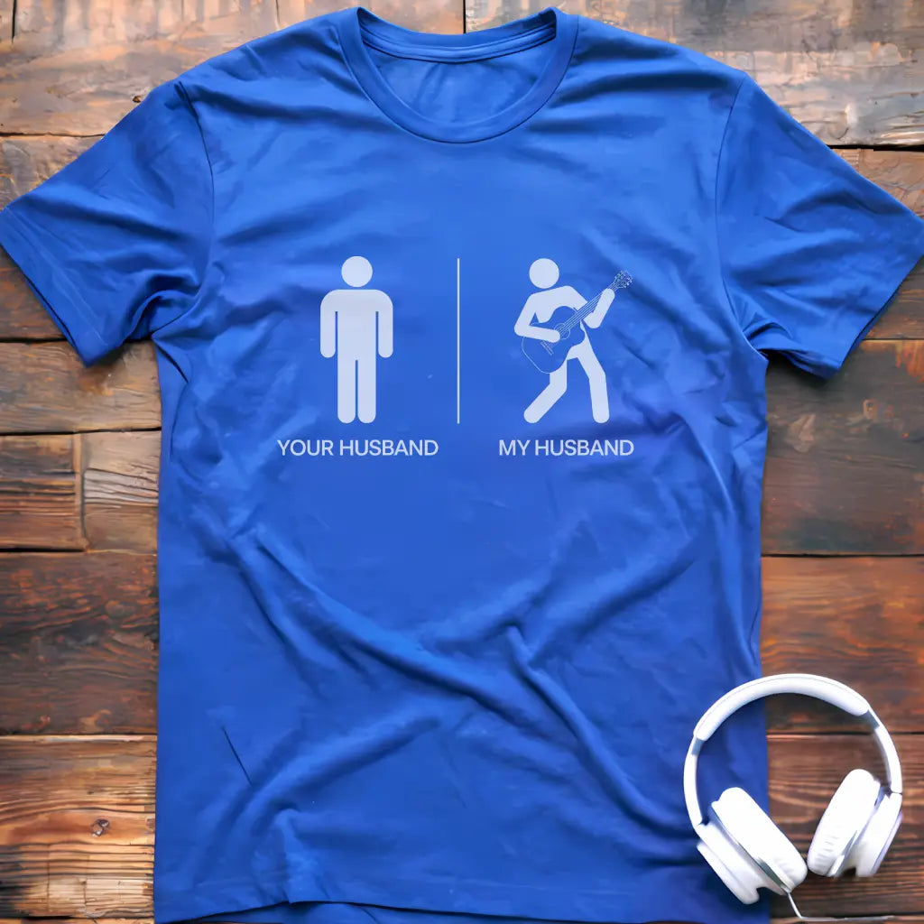 My Husband Guitar T-shirt