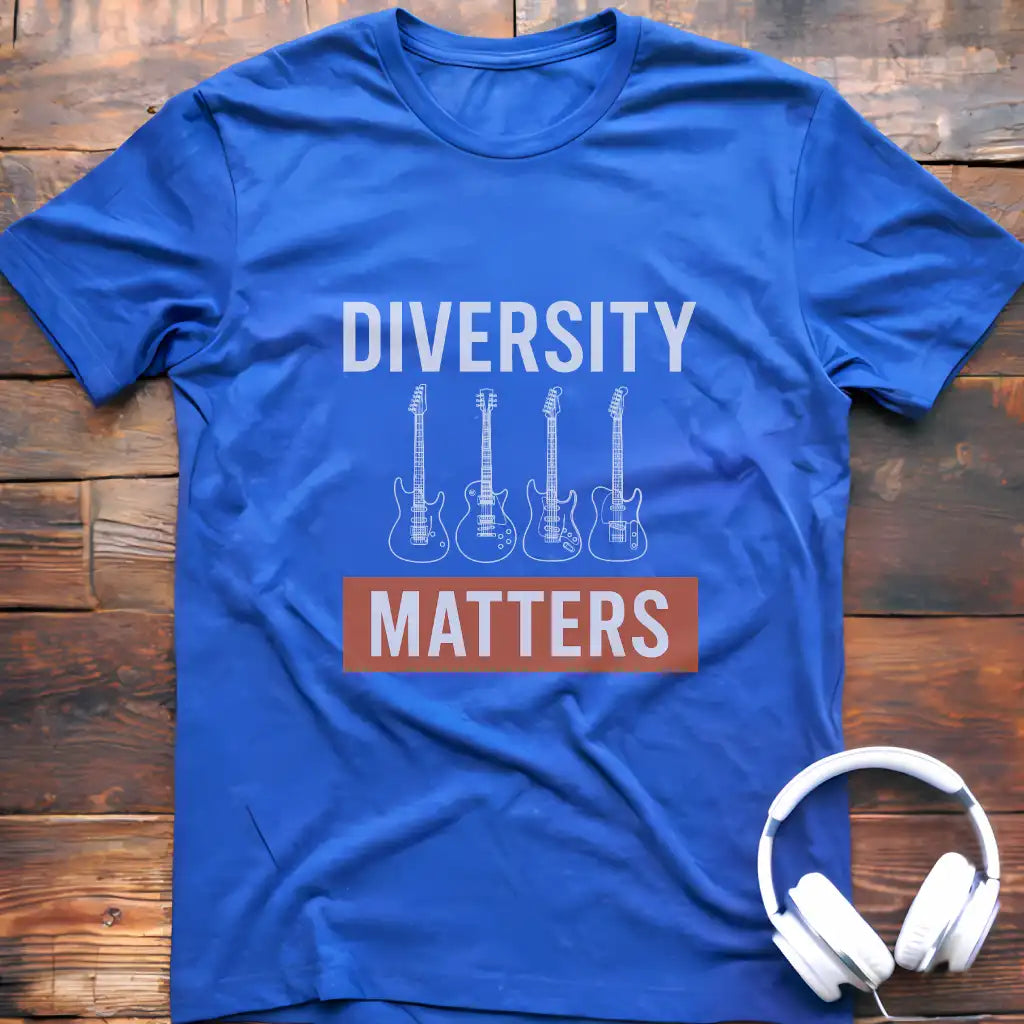 Diversity Matters Guitar T-Shirt