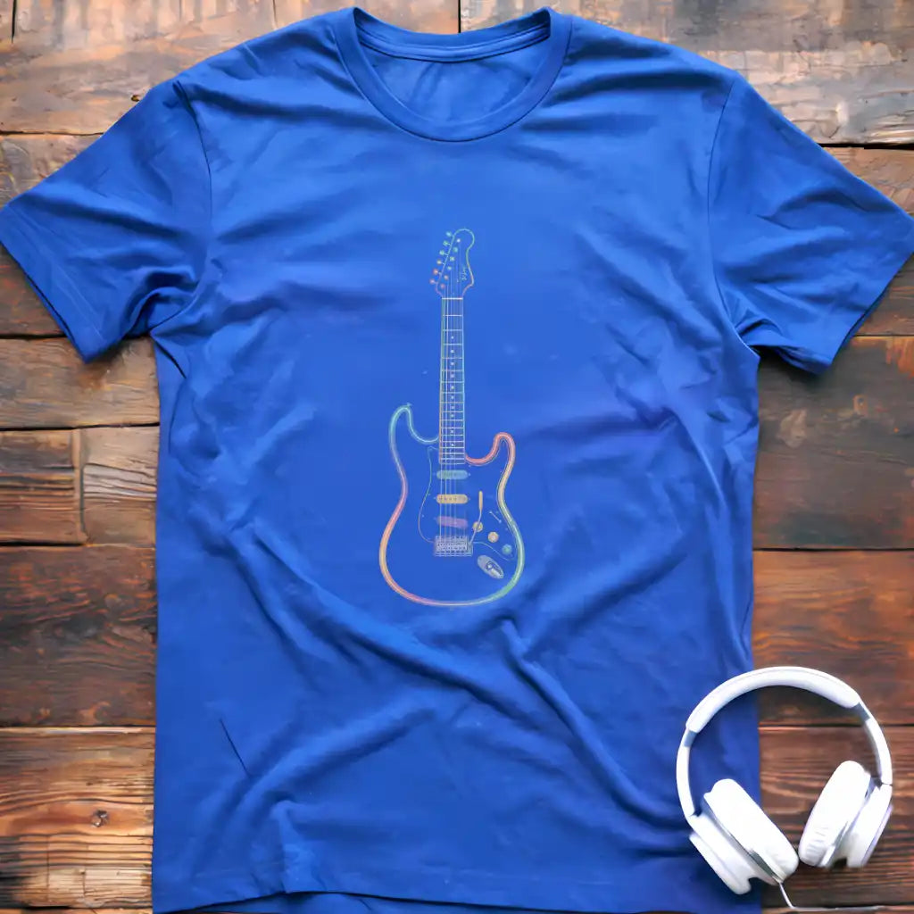 Neon Guitar T-Shirt