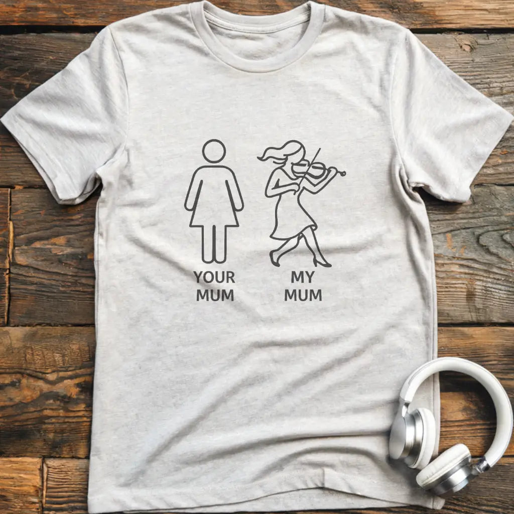 My Mum Violin T-Shirt