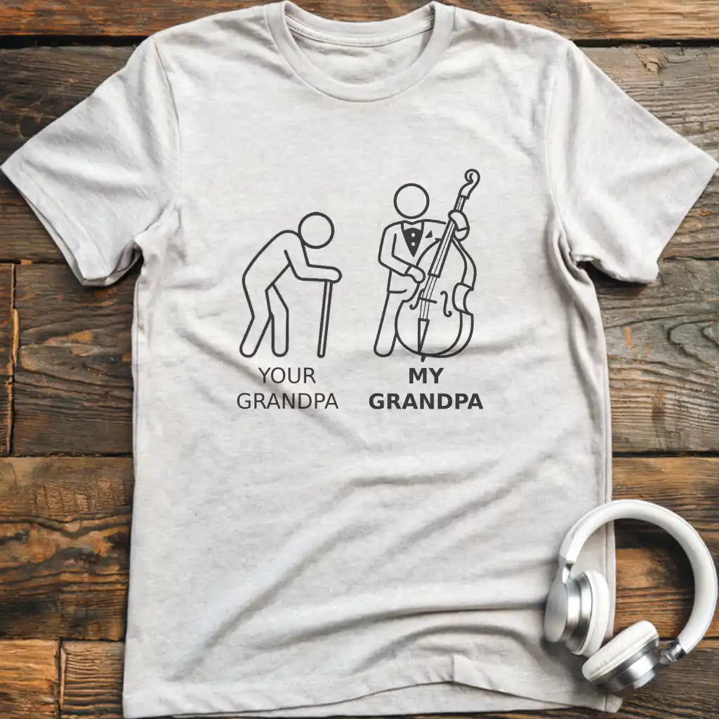 Grandpa Double Bass T-Shirt