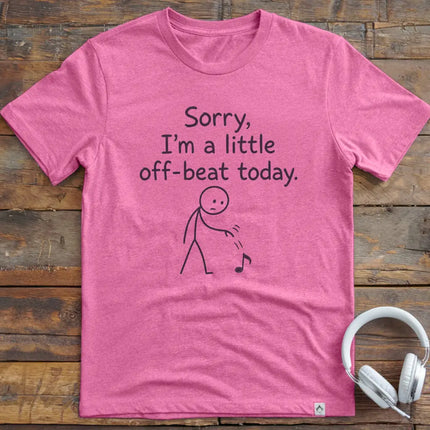 Sorry Off Beat Note T-Shirt