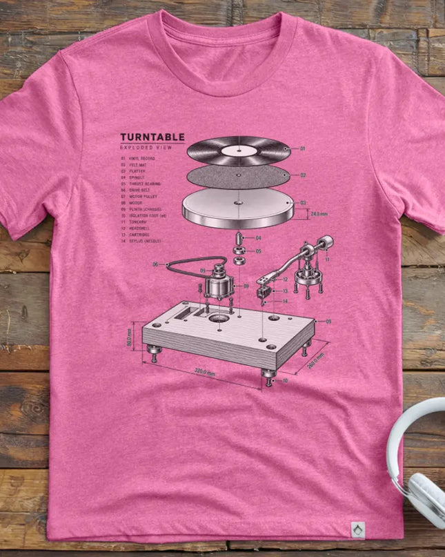 Turntable Exploded T-Shirt