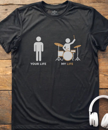 Life Drum Male T-shirt