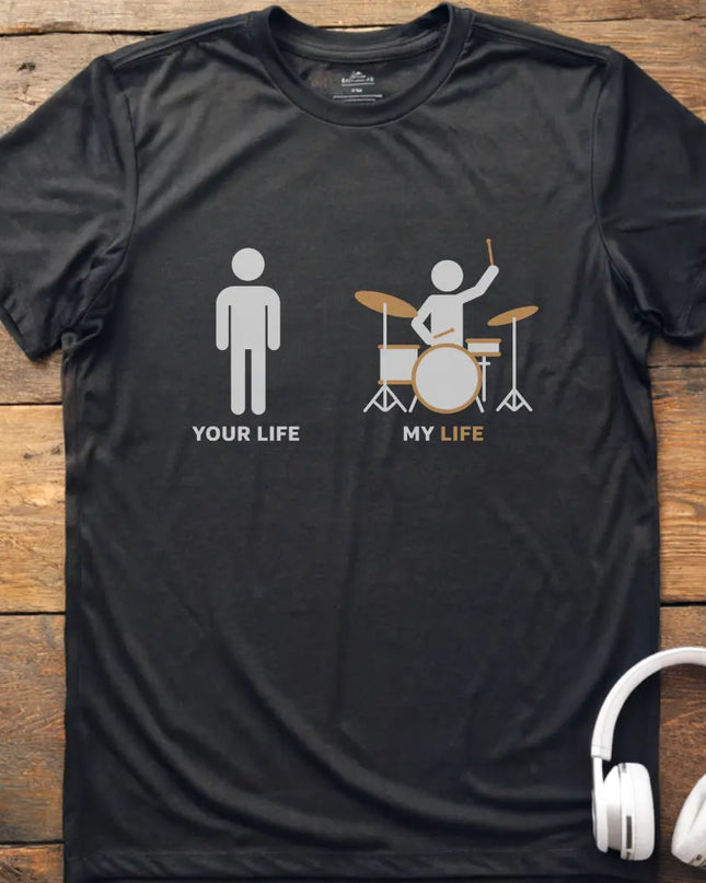 Life Drum Male T-shirt