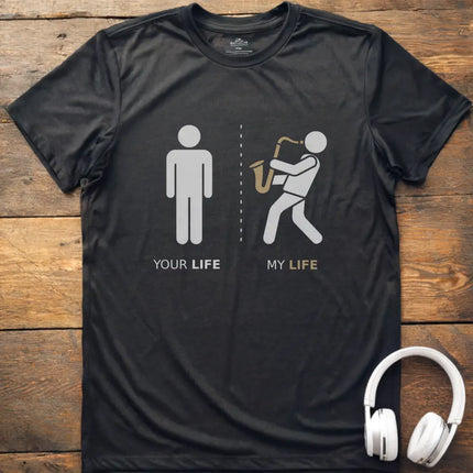 Life Sax Male T-Shirt