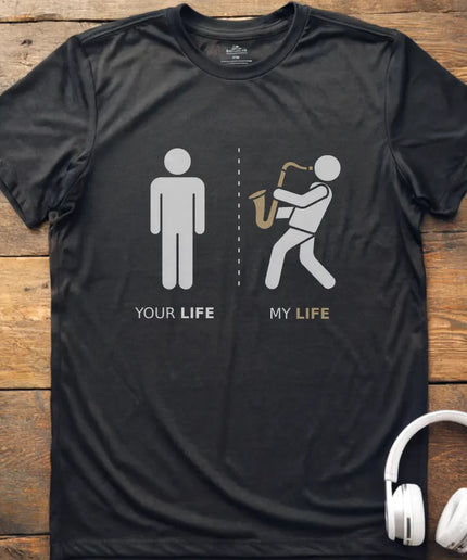 Life Sax Male T-Shirt