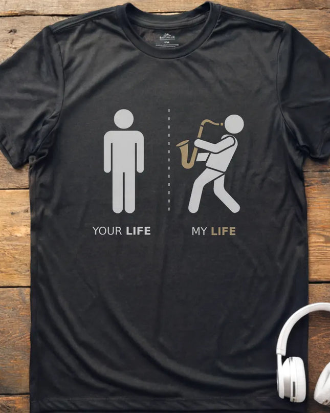 Life Sax Male T-Shirt