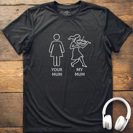 My Mum Violin T-Shirt