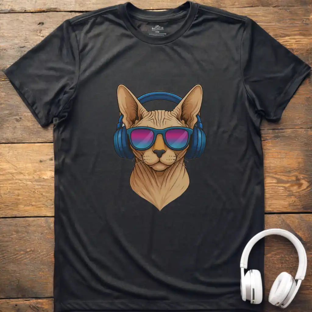 Hundekopfhörer-T-Shirt