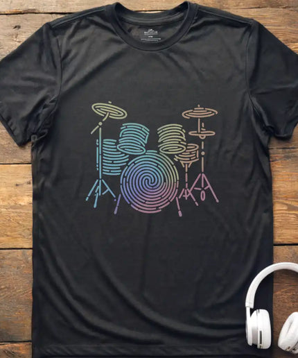 Neon Drums T-Shirt