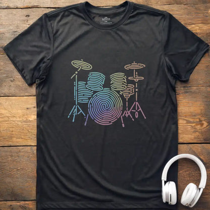 Neon Drums T-Shirt