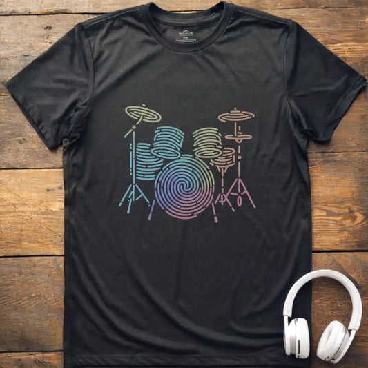Neon Drums T-Shirt