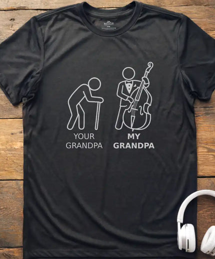 Grandpa Double Bass T-Shirt