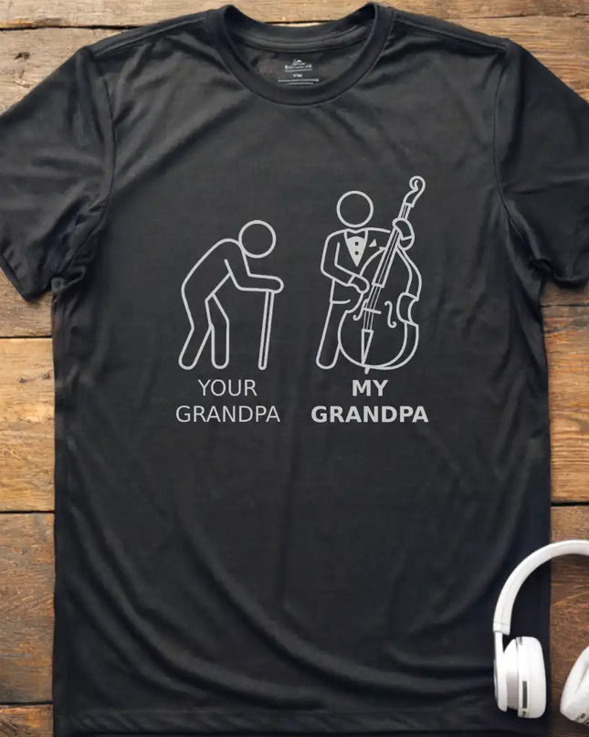 Grandpa Double Bass T-Shirt