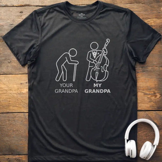 Grandpa Double Bass T-Shirt
