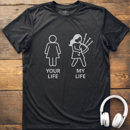 Hundekopfhörer-T-Shirt