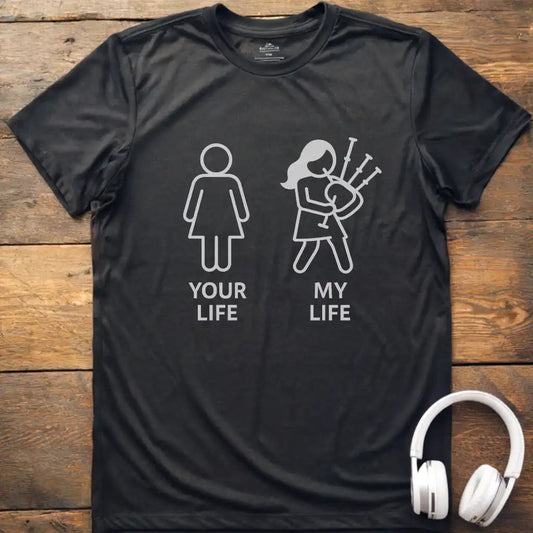Hundekopfhörer-T-Shirt