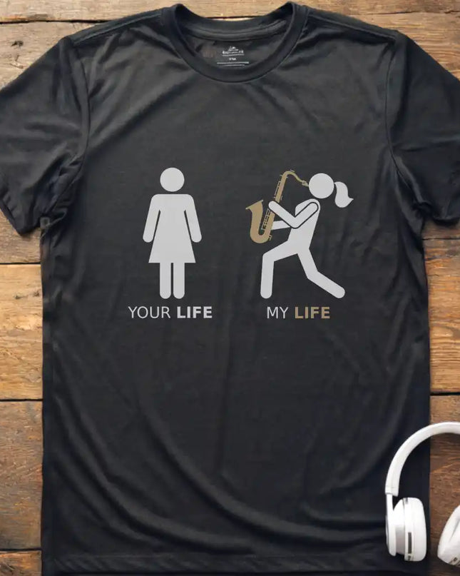 Life Sax Female T-Shirt