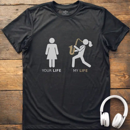 Life Sax Female T-Shirt