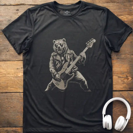 Bear Playing Bass T-Shirt