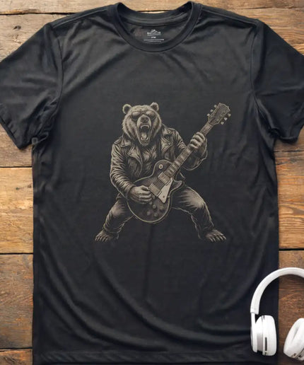 Bear Electric Guitar T-Shirt