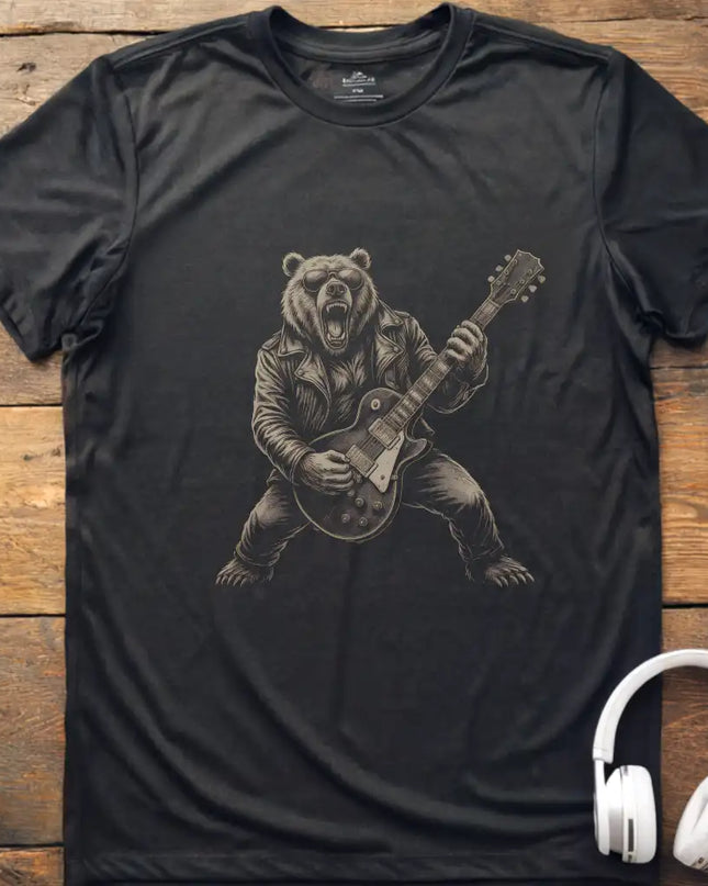 Bear Electric Guitar T-Shirt