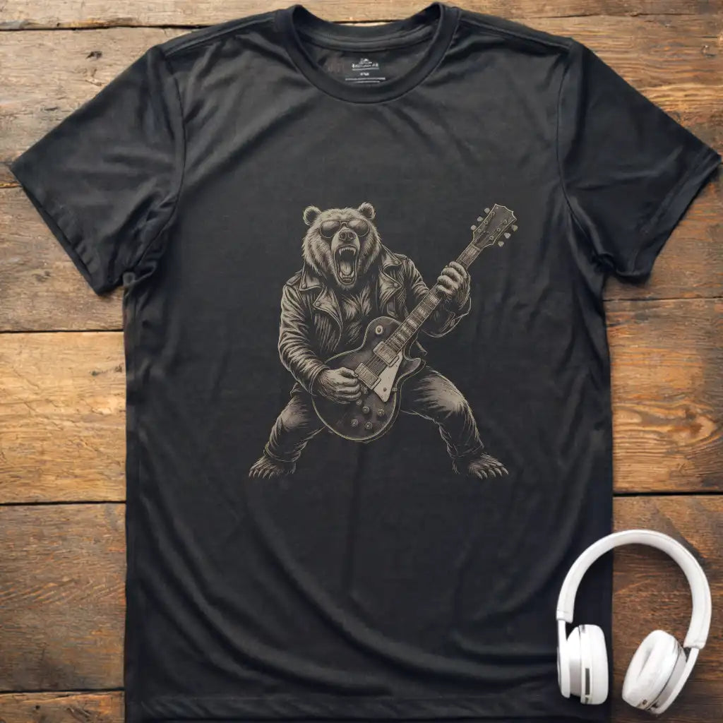 Bear Electric Guitar T-Shirt