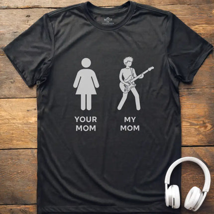 Mom Guitar Short Hair T-Shirt