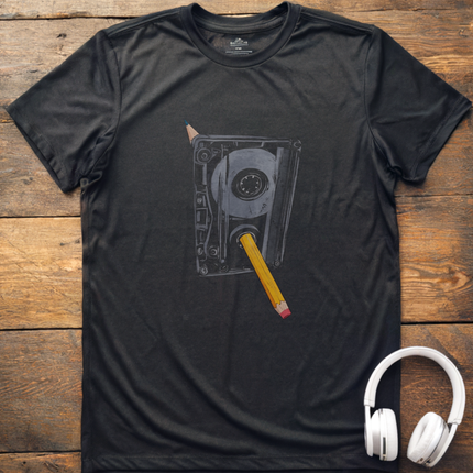 Cassette Pencil T-Shirt