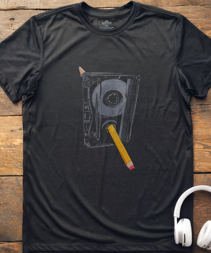 Cassette Pencil T-Shirt