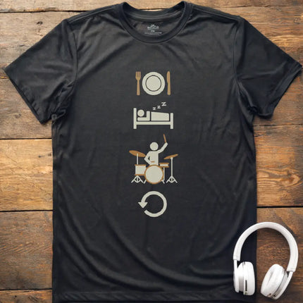 Eat Sleep Drums Repeat T-Shirt