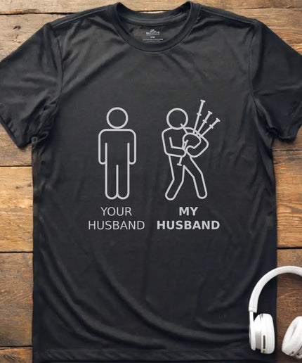 Husband Bagpipes T-Shirt